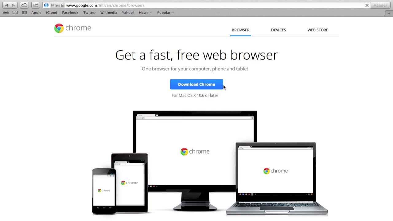 google chrome browser latest version free download for mac os 10